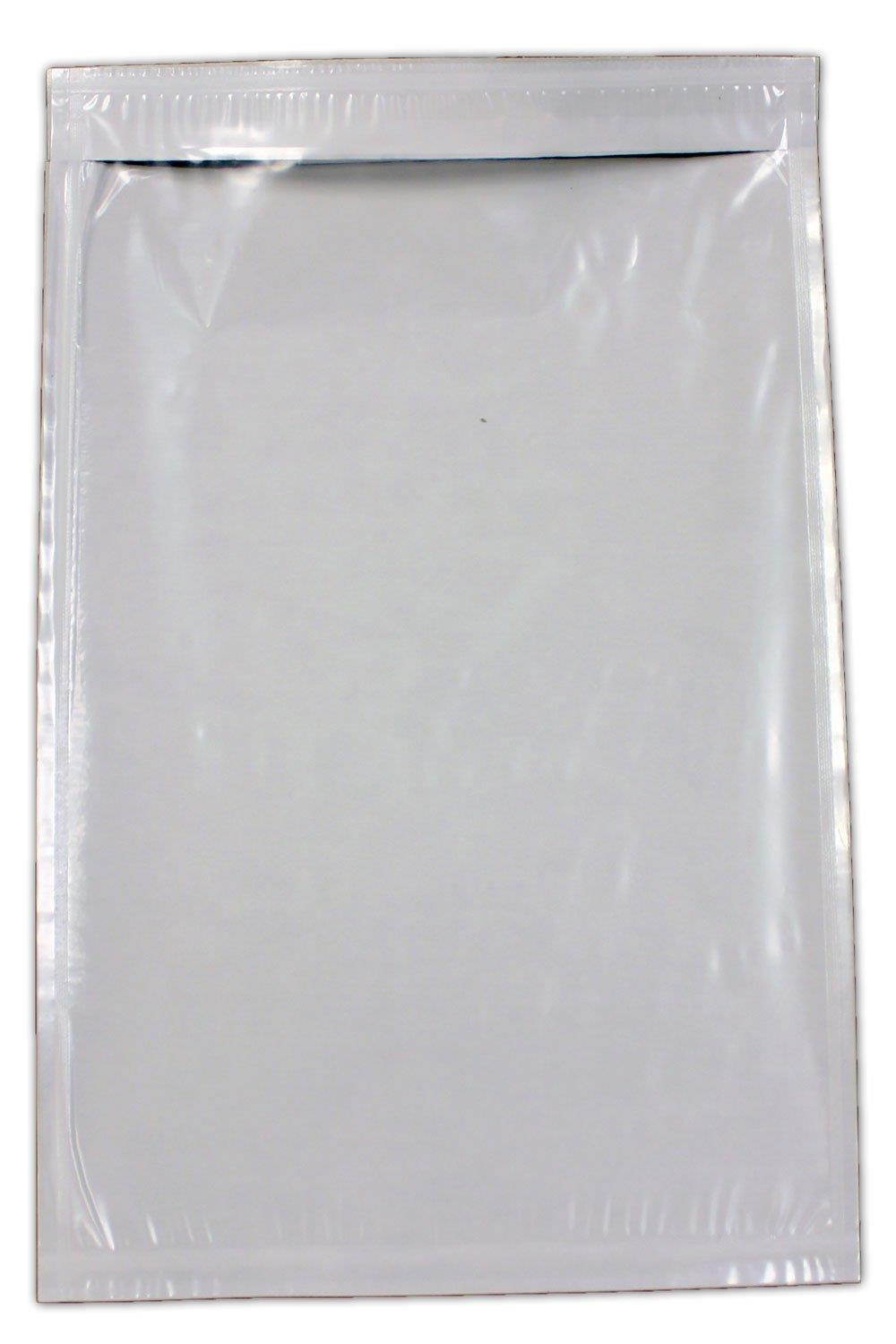 6" x 9" Clear Plastic Adhesive Packing List Mailing / Shipping Envelope Pouch - 100 Pieces
