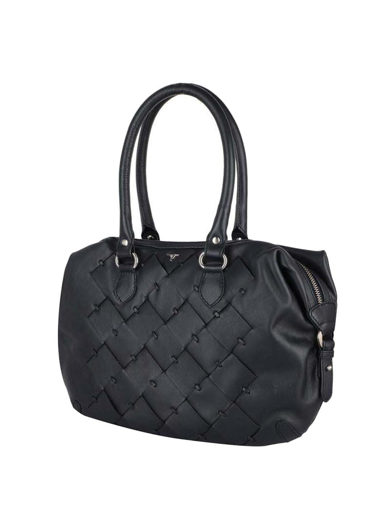 BULCHEE SS 23 Navy Cut Work Medium Shoulder Handbag