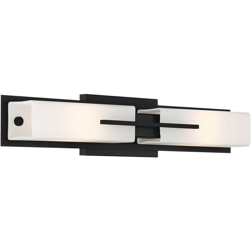 Possini Euro Design Possini Euro Midtown 23 1/2"W Black Bath Bar Light Fixture