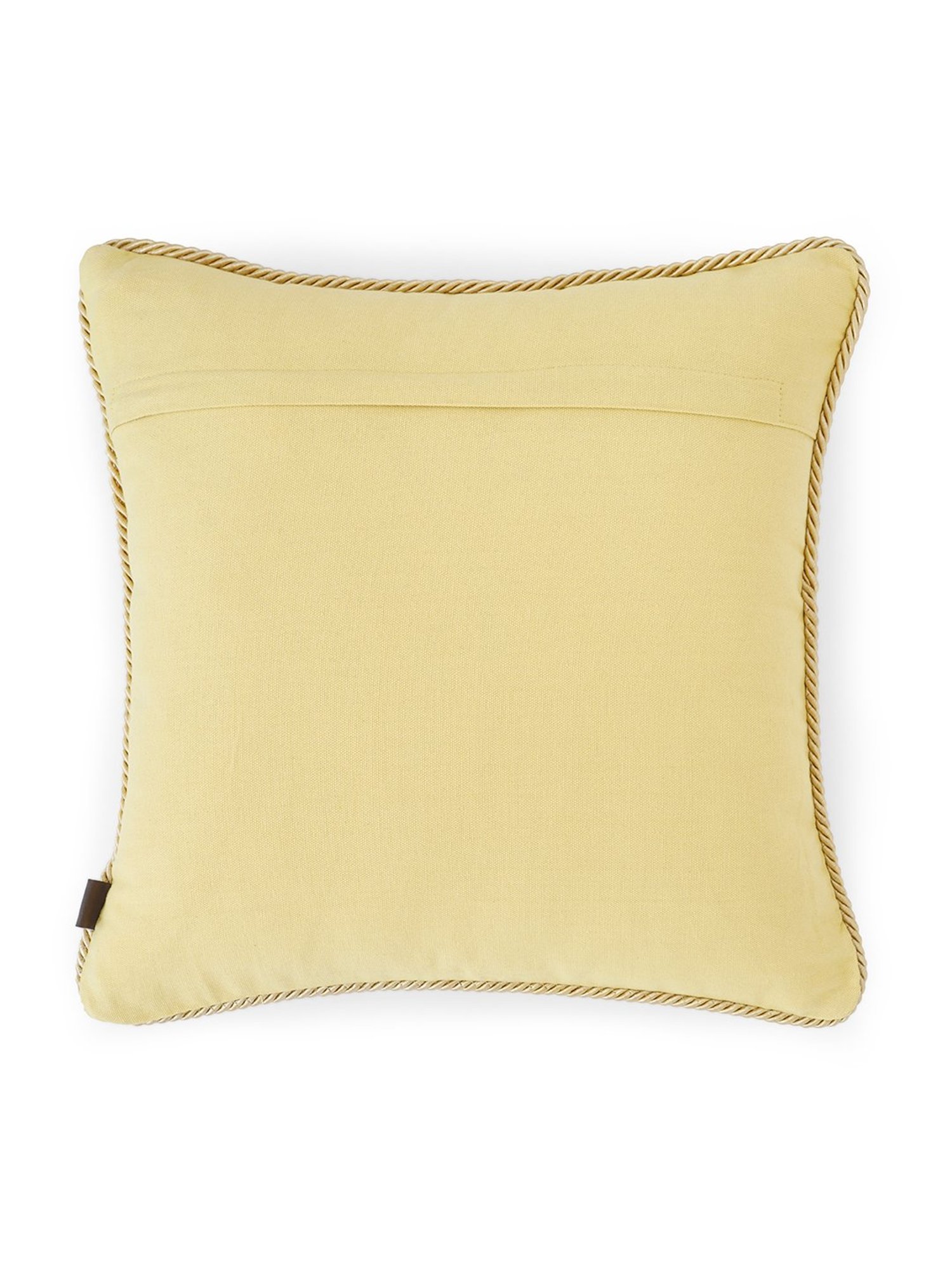 Pure Home and Living Red Viscose Velvet Embroidery Cushion Cover