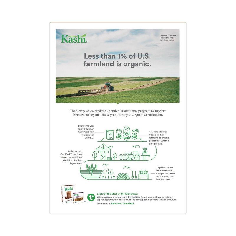 Kashi Organic Autumn Wheat Breakfast Cereal -16.3oz