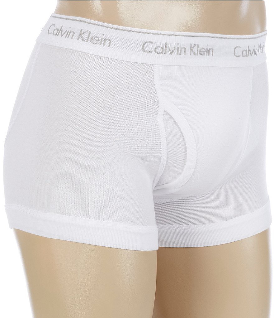 Calvin Klein Cotton Classic Solid Trunks 3-Pack