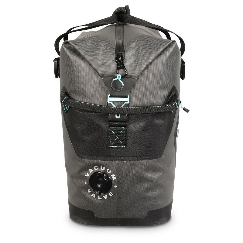 Engel HD30 Waterproof Soft-Sided Cooler Bag with Carry Handles and Shoulder Strap in Green and Gray for 48 Cans or 35 lbs of Ice