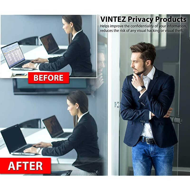 Inch - 16:9 Aspect Ratio - Laptop Privacy Screen for Widescreen Laptops - Diagonally Measured - Anti Glare - Please Measure Carefully