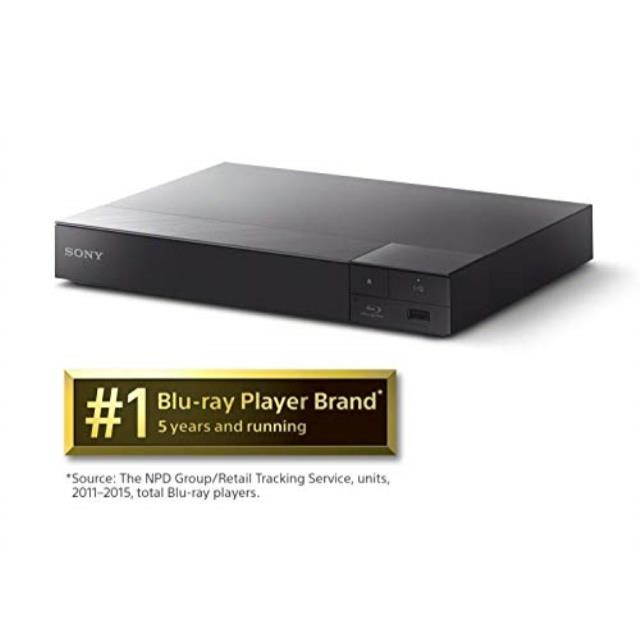sony s6700 4kupscaling bluray dvd player with super wifi + remote control, bundled with tmvel highspeed hdmi cable with ethernet
