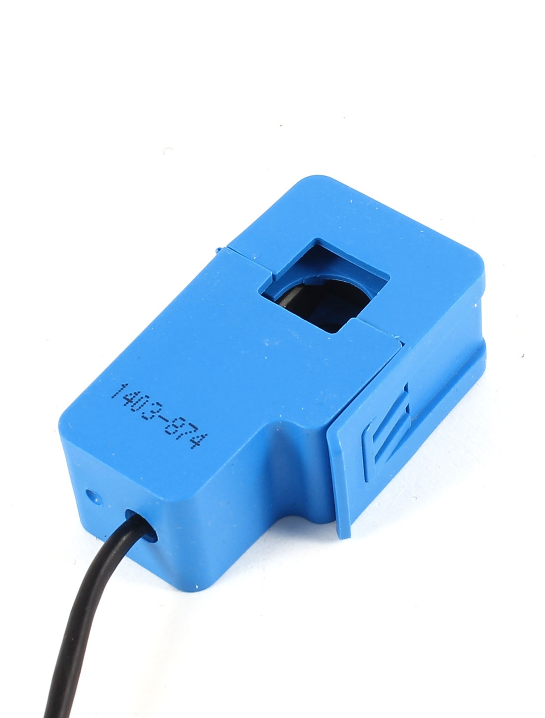 Unique Bargains SCT-013-010 Black 3.5mm Output Cord Non-invasive AC Current Sensor Blue 10A 1V