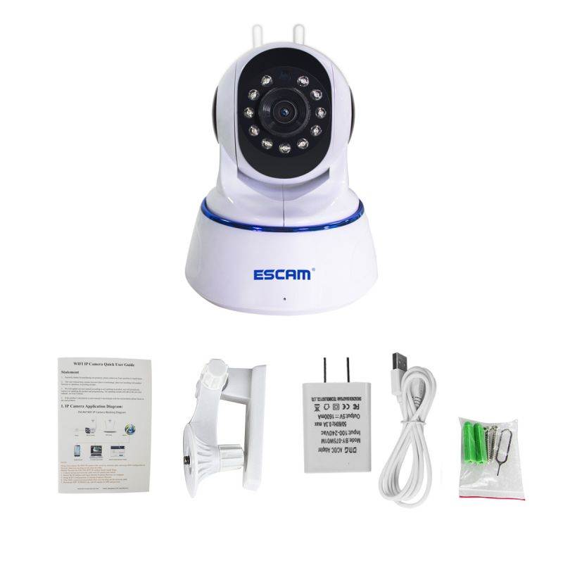 Escam QF003 HD 1080P Mini WiFi IP Camera Pan&Tilt CCTV security Camera P2P IR Cut Two Way Audio Micro SD Card Slot Night vision