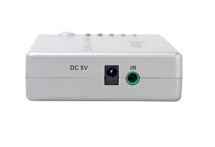 DTECH DT-7021 5-to-1 HDMI Video Switch with Remote Control,5-Port HDMI Switcher Selector Splitter +Remote; Switch 5 HD devices to 1 HDTV