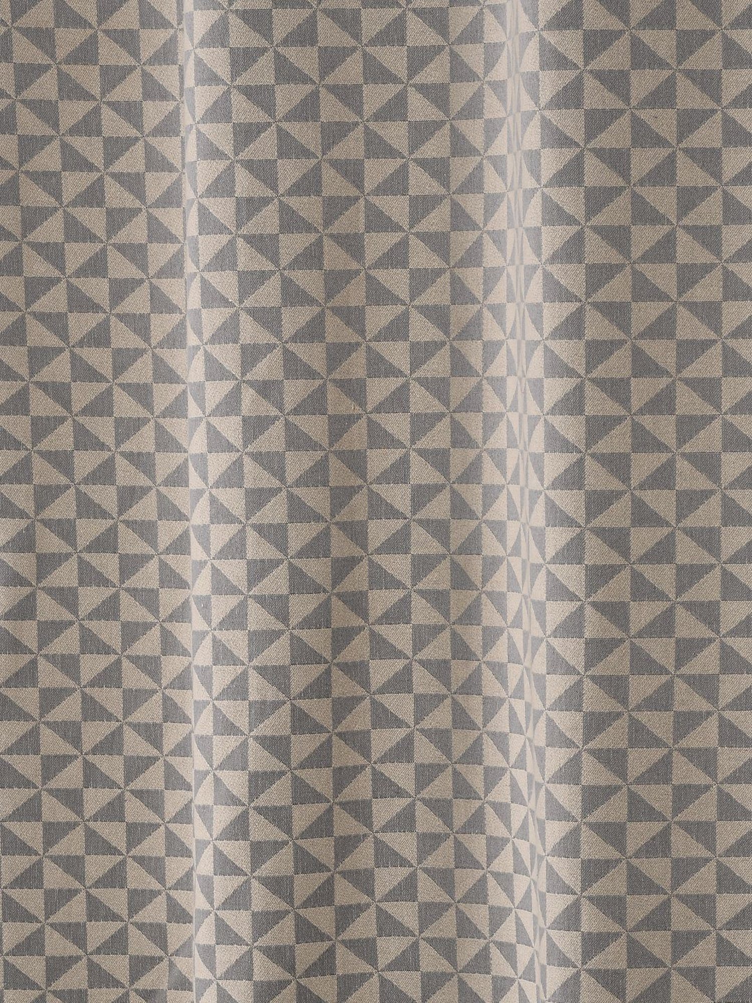 Saralhome Firki Cotton Door Curtains 2pc, Grey. 4X7 Feet