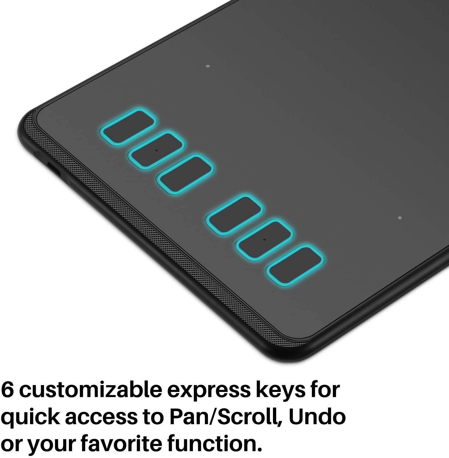 Huion Inspiroy H640P Graphics Drawing Tablet Android Support with Battery-Free Stylus and 8192 Pressure Sensitivity