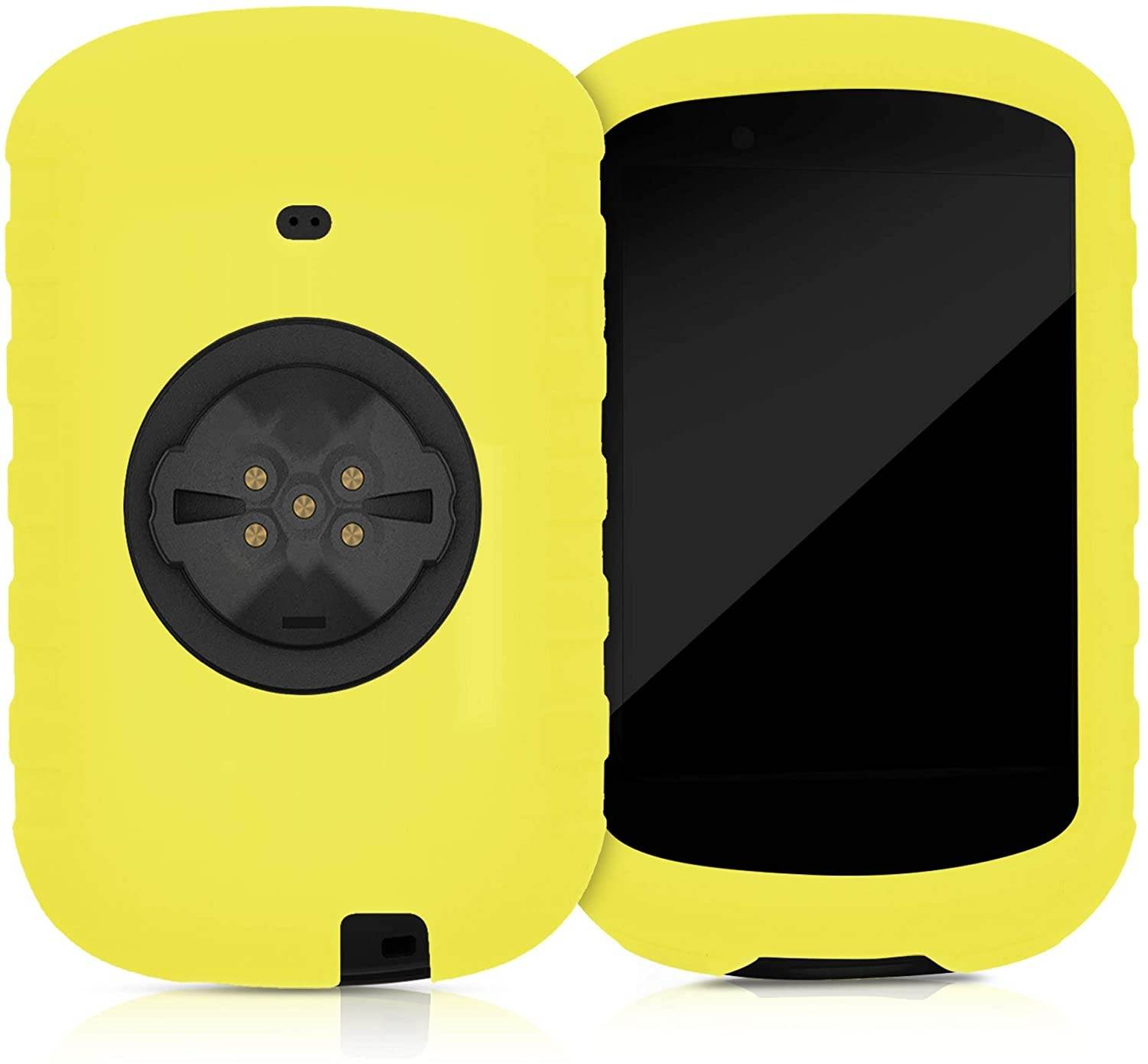 kwmobile Case Compatible with Garmin Edge 830 - Soft Silicone Bike GPS Navigation System Protective Cover - Black