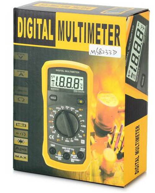 MS8233D 1.8" Manual Ranging Digital Multimeter