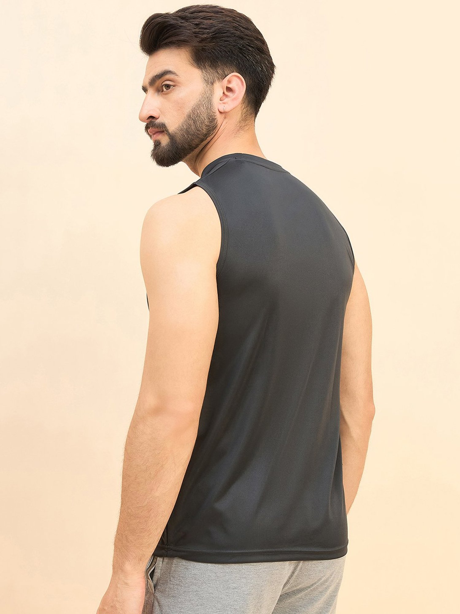 Sweet Dreams Dark Grey Regular Fit Crew T-Shirt