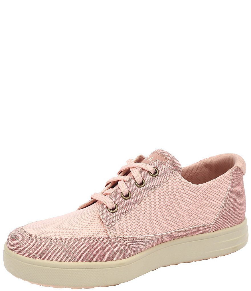 Traq by Alegria Copacetiq Mesh Lace-Up Pedometer Convertible Sneakers