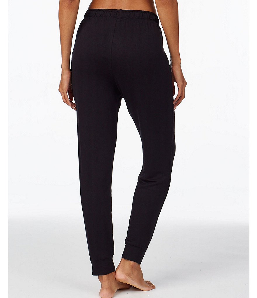 iRelax Solid French Terry Knit Jogger Sleep Pants