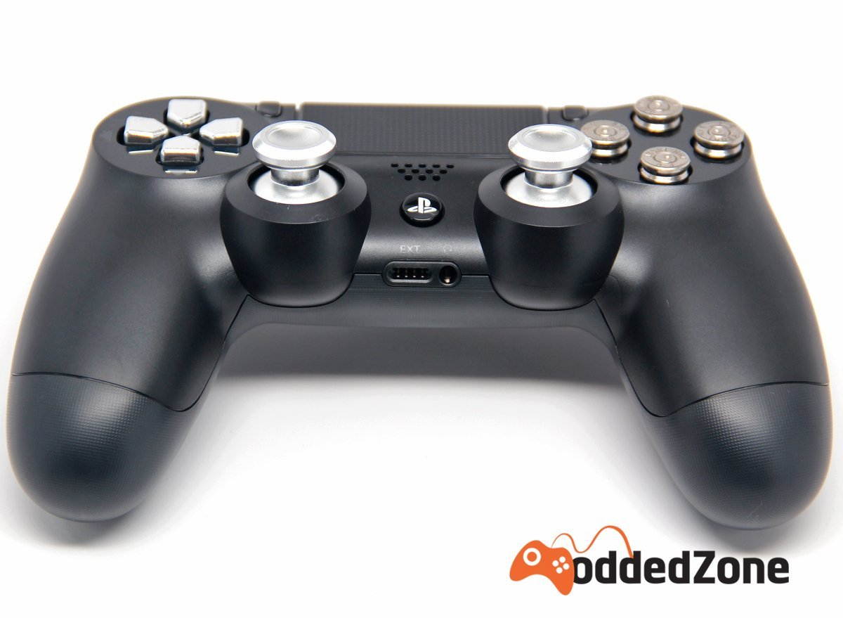 Black/Chrome Ps4 Rapid Fire Custom Modded Controller
