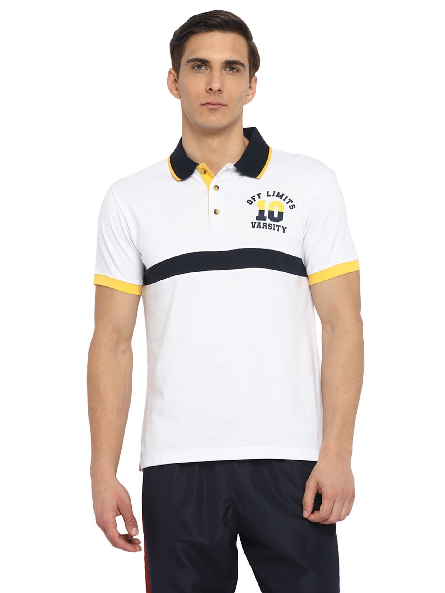 OFF LIMITS White Polo T-Shirt
