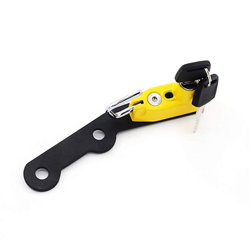 Helmet Lock for Yamaha XSR900 2015-2016 MT-09 2013-2017 FZ-09 2013-2017 FJ-09 2013-2017 - Yellow