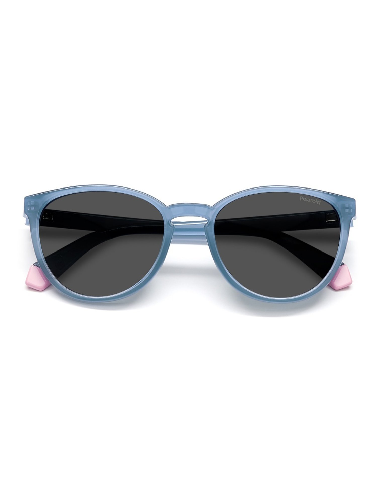 Polaroid Light Blue Round Sunglasses for Kids