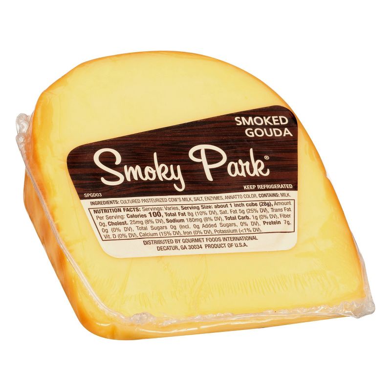 Smoky Park Smoked Gouda Cheese Wedge - 8oz