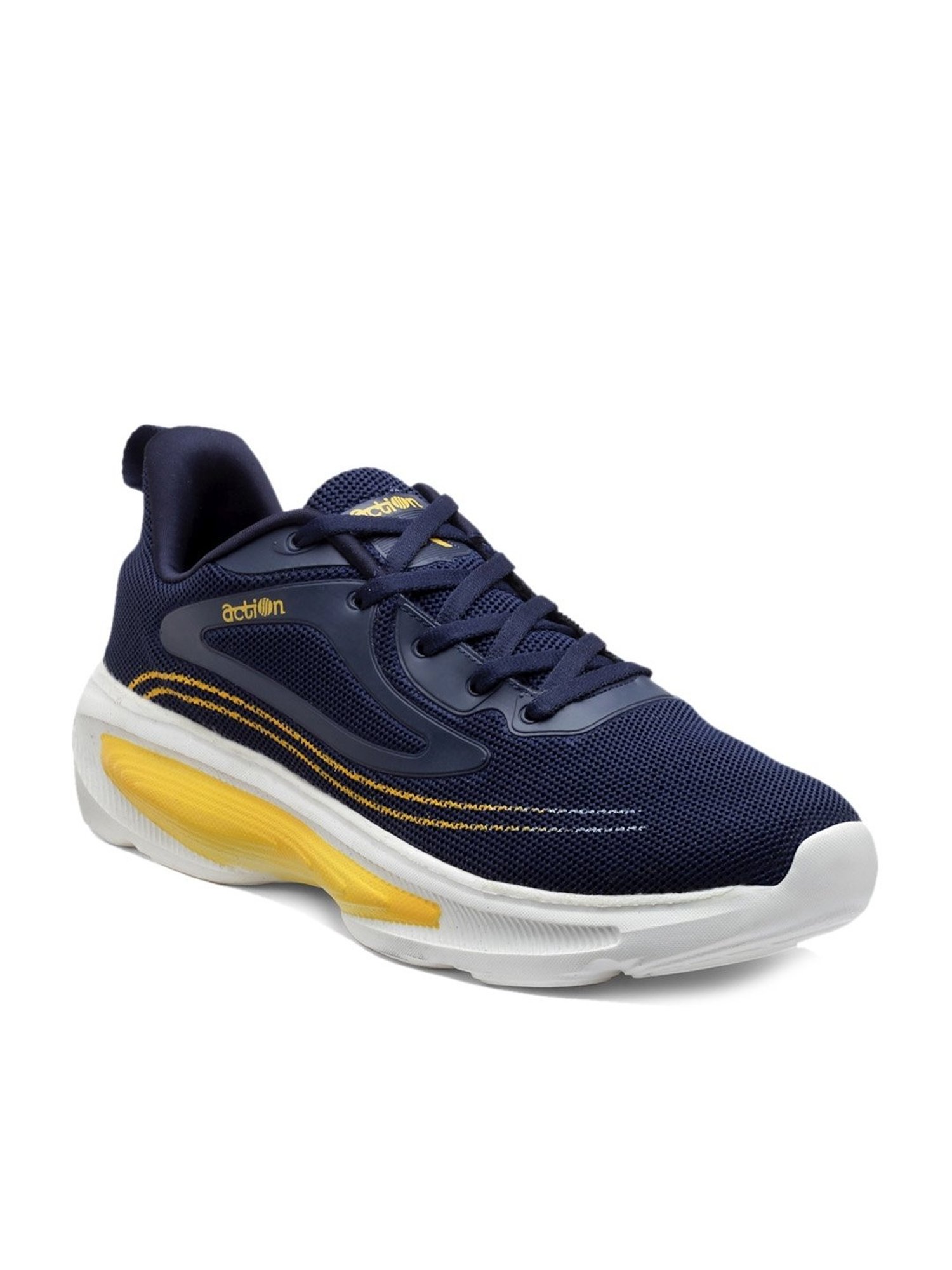 Action Men's Navy Running Shoes