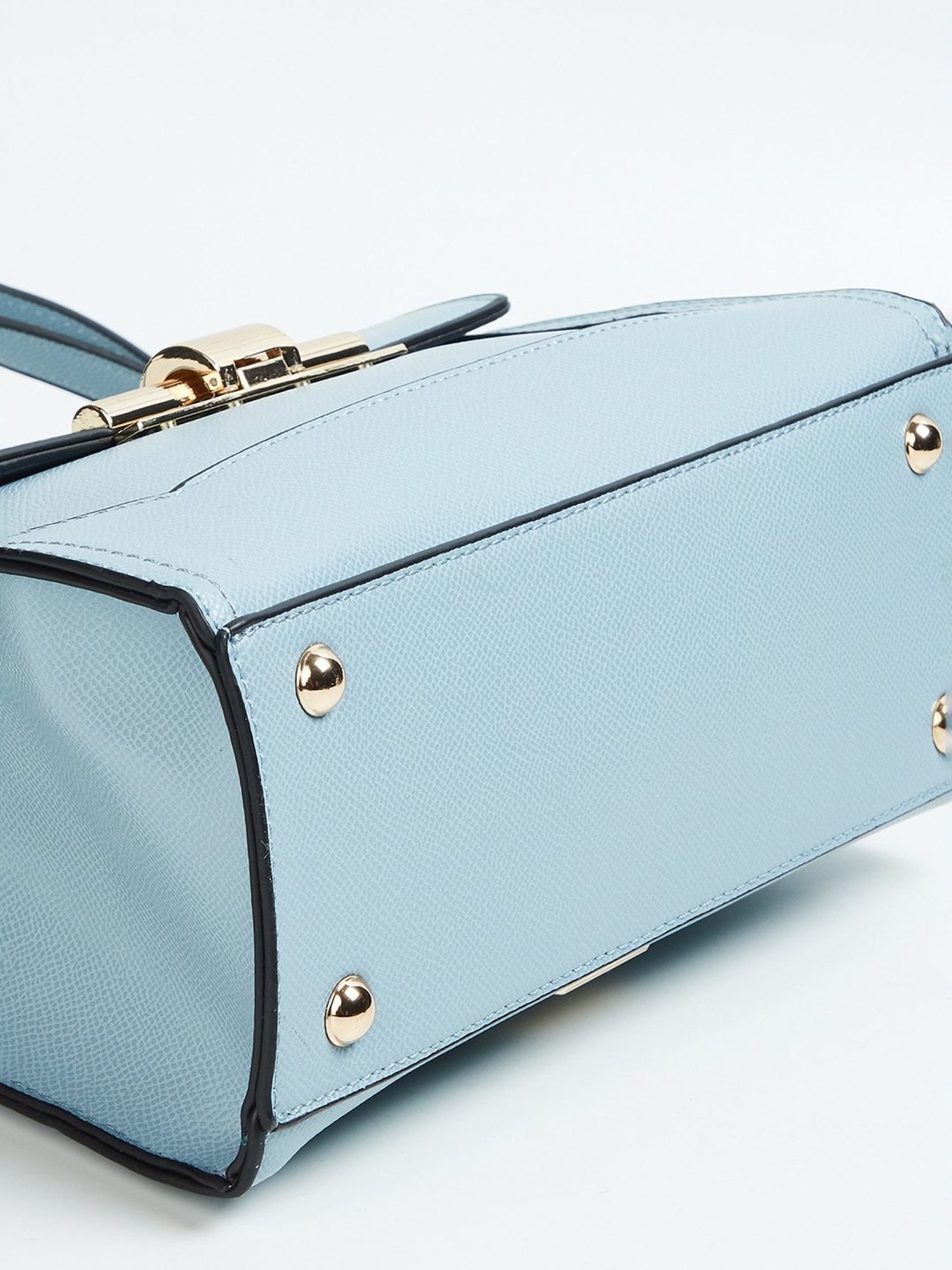 Tohl Avon Black Solid Medium Handbag