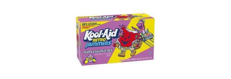 Kool-Aid Jammers Retro Purplesaurus Rex Juice Drink - 10pk/6 fl oz Pouches