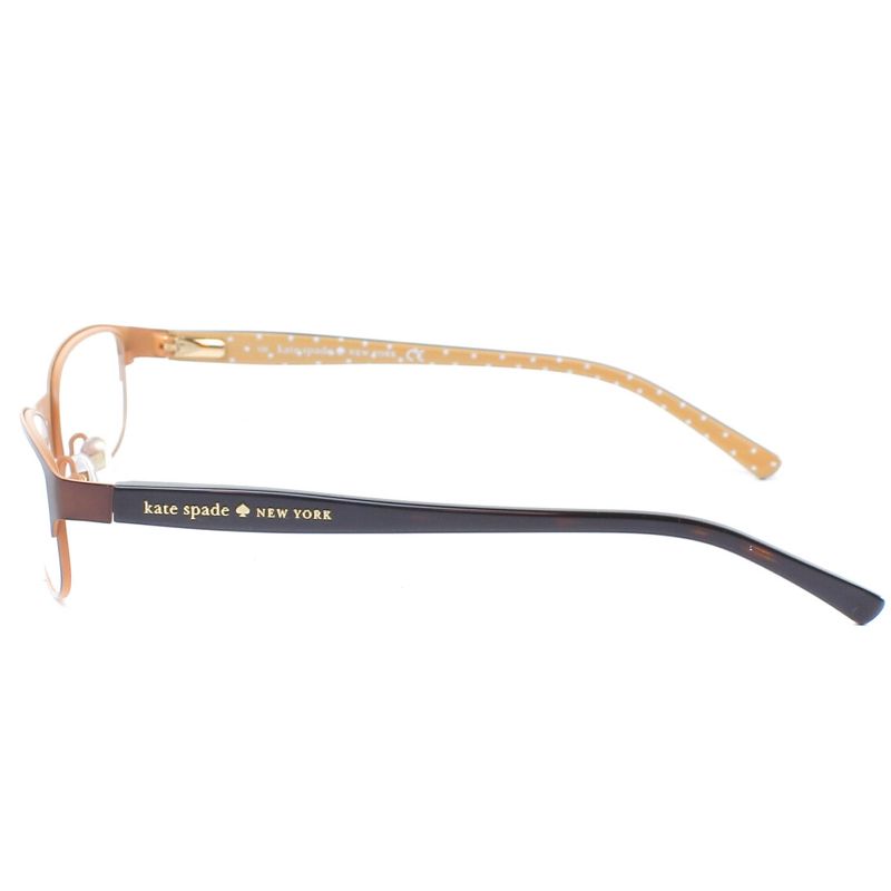 Kate Spade  JUV Womens Rectangle Eyeglasses Brown 52mm