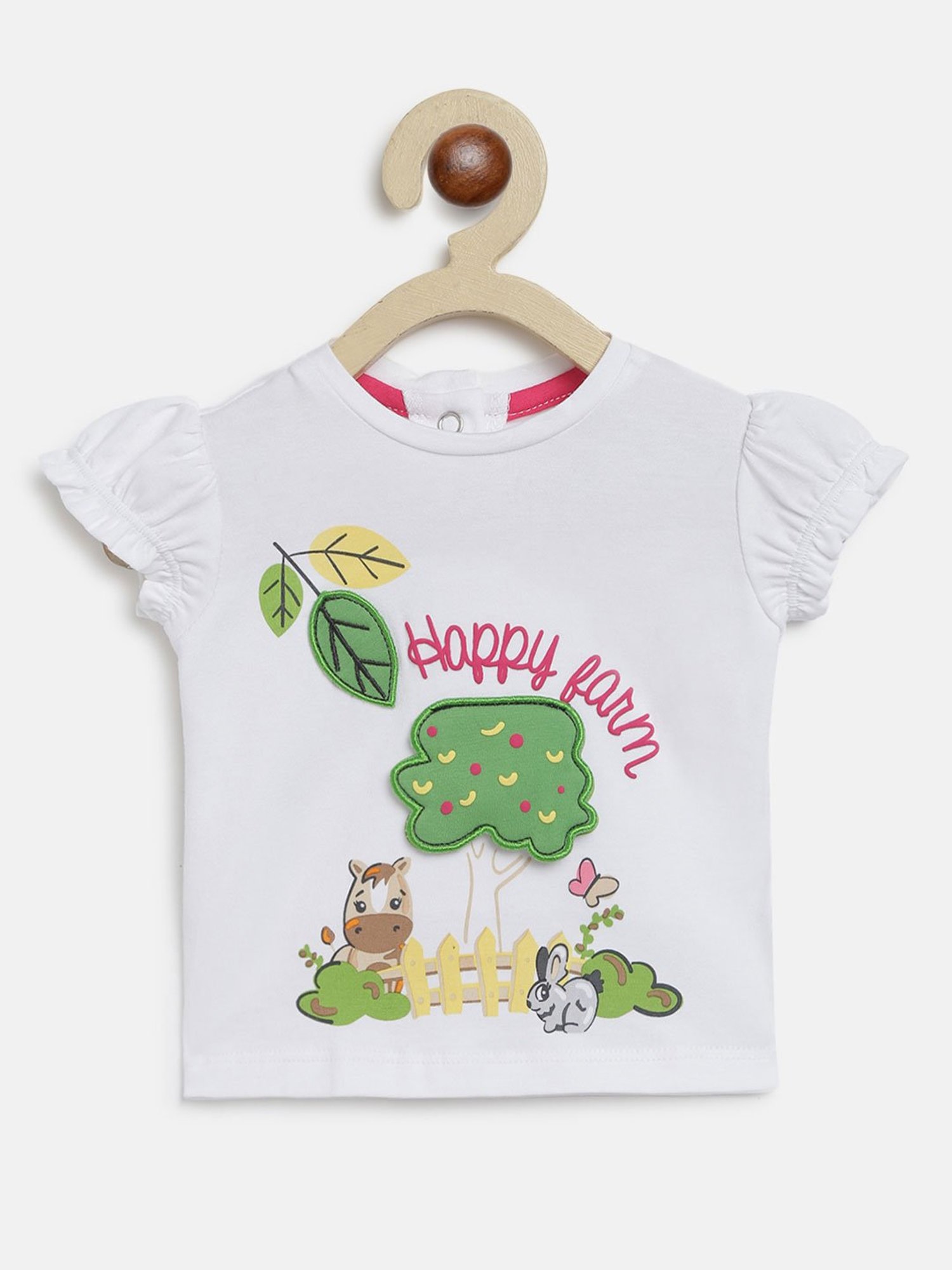 Chicco Kids White Printed Top