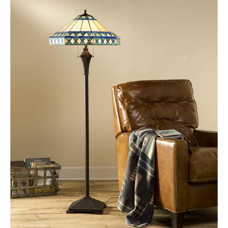 Plow & Hearth - Camden Tiffany Floor Lamp