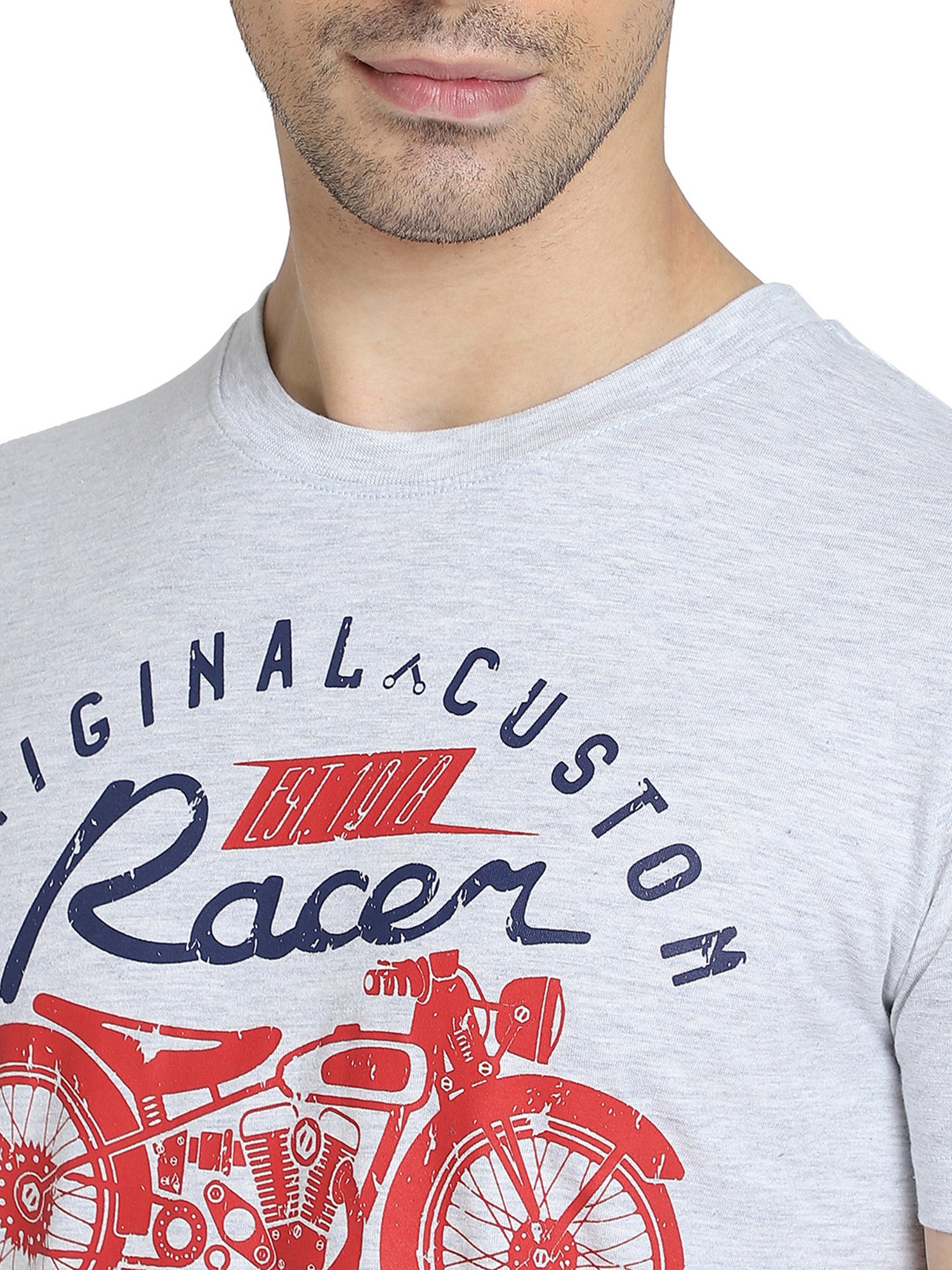 Dyca Light Grey Crew T-Shirt