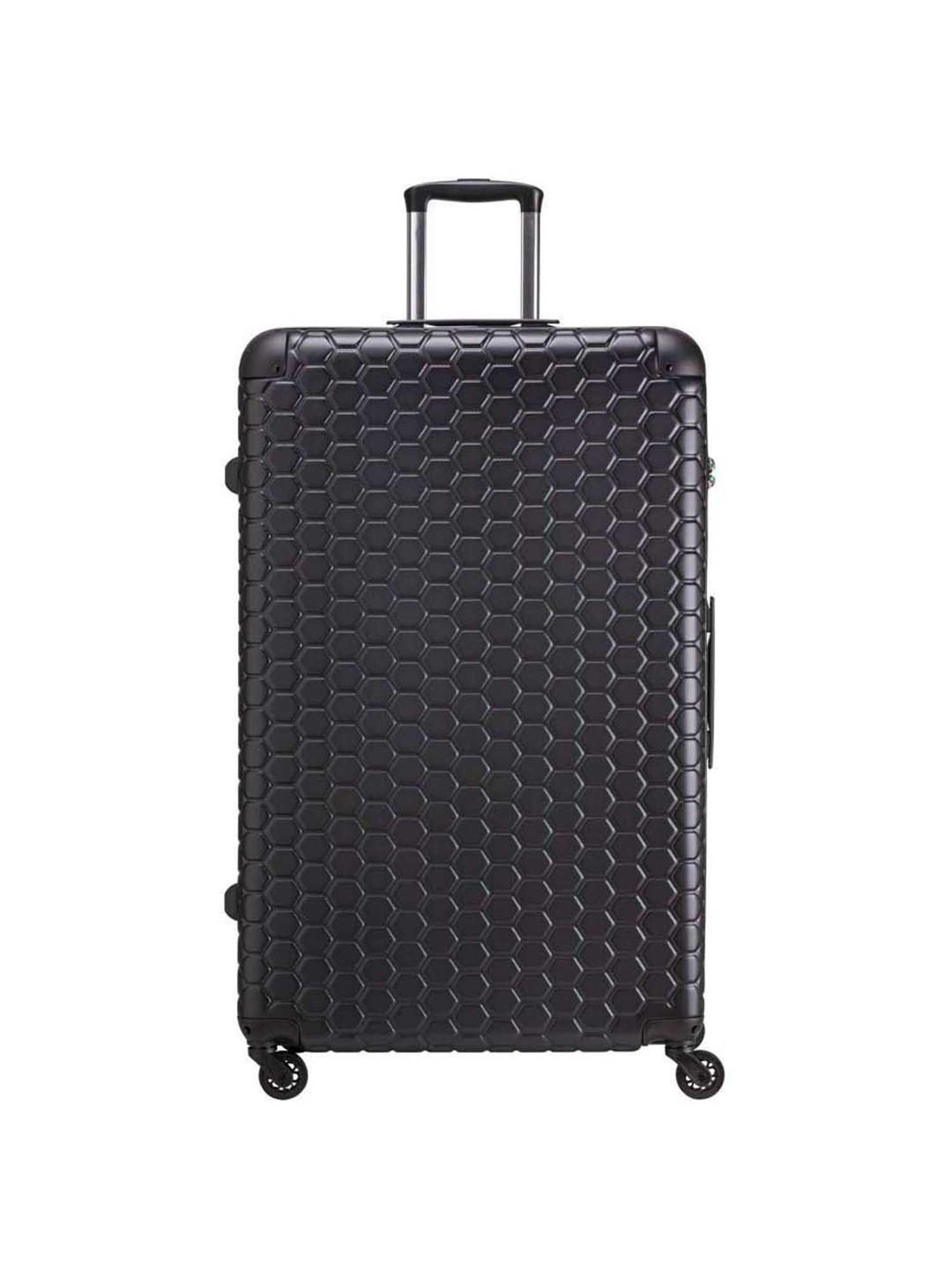 CARPISA 4 Wheel BLACK Extra Large Hard Cabin Trolley - 52 cm