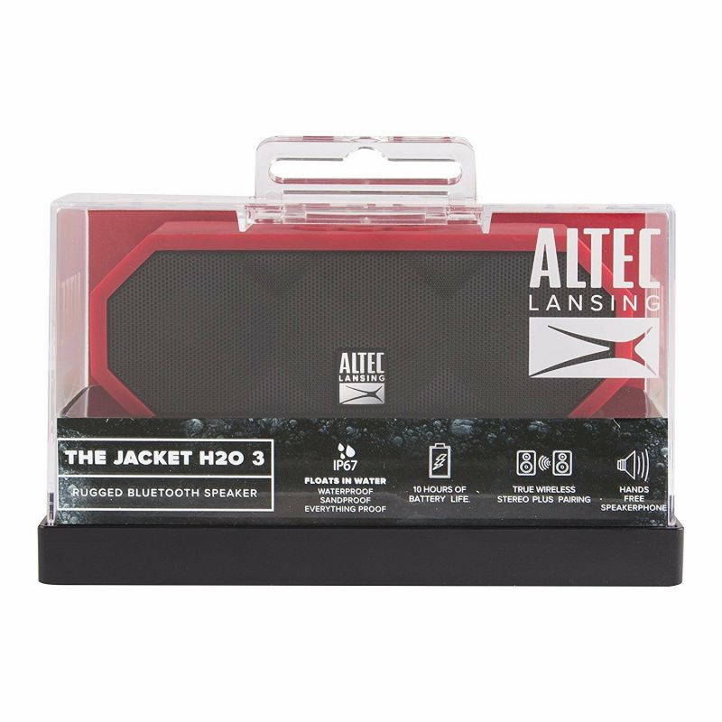 New Altec Lansing IMW448-DR Jacket H2O 3 Wireless Bluetooth Waterproof Speaker