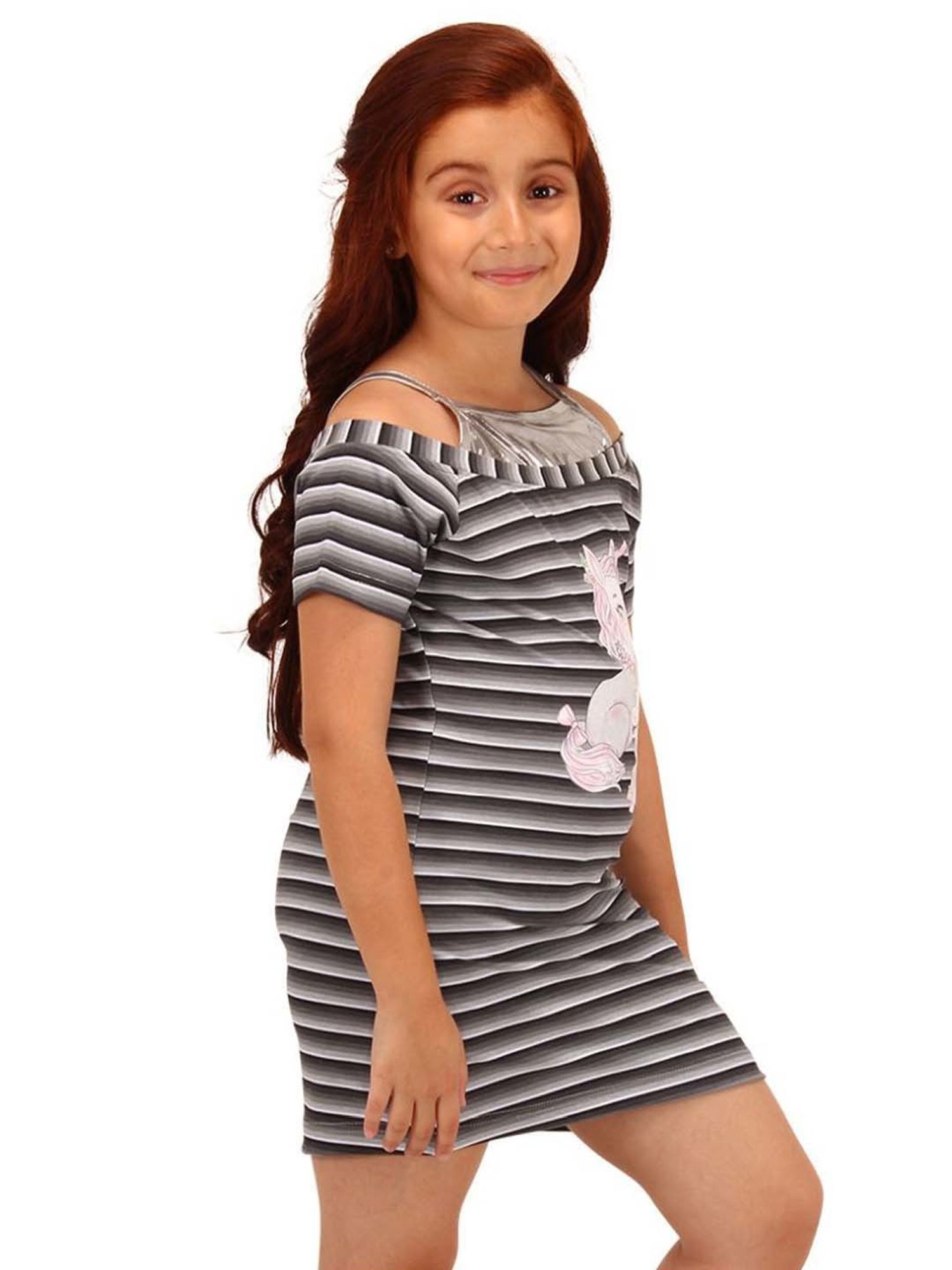 Cutecumber Kids Black Knit Dress