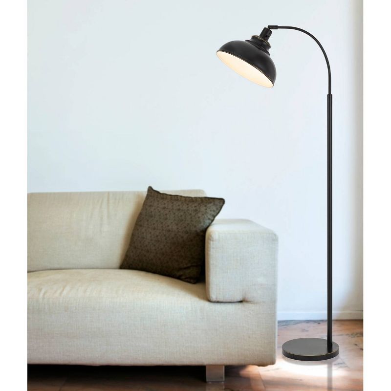 61" Adjustable Height Metal Floor Lamp Dark Bronze - Cal Lighting