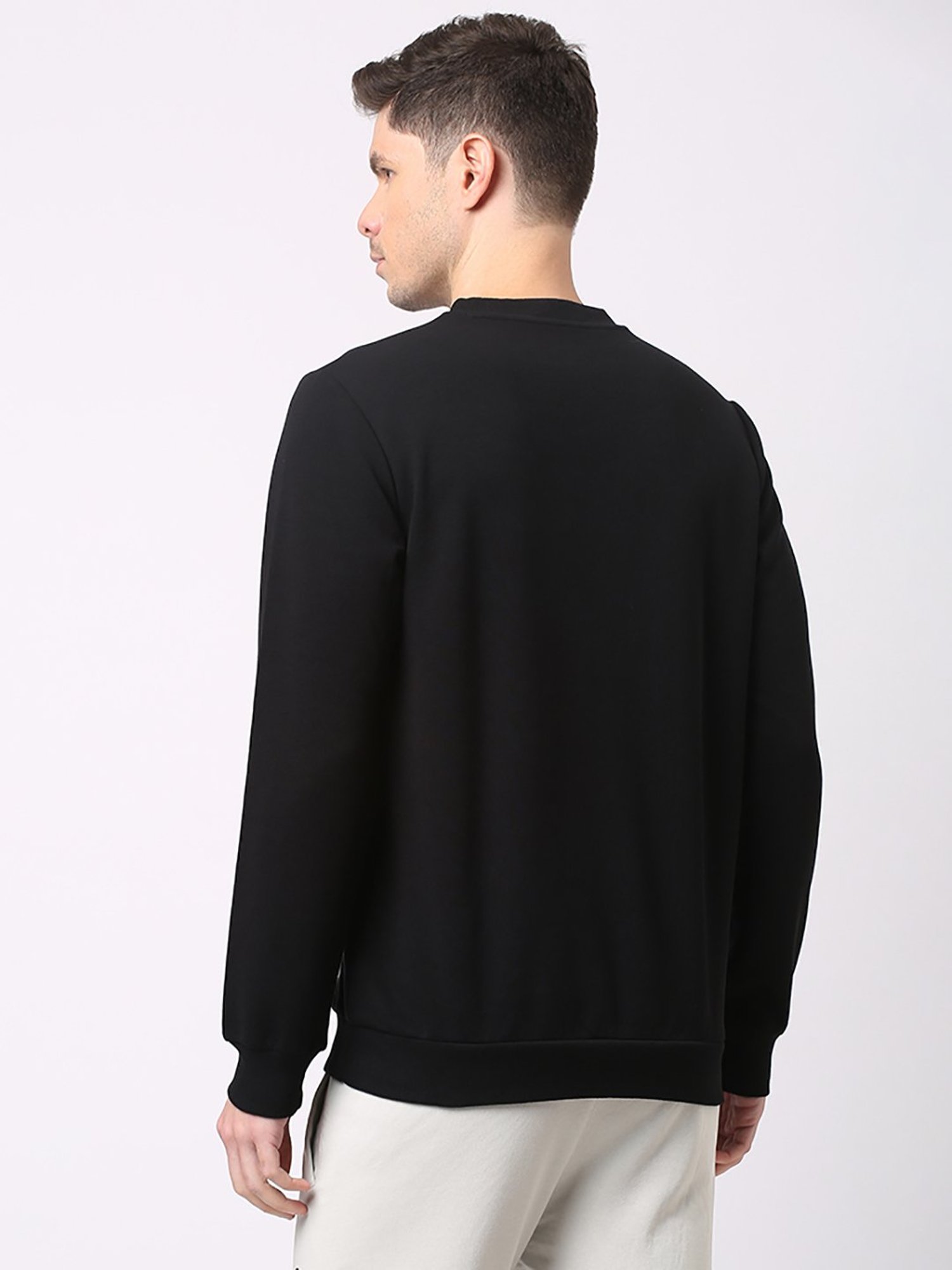 Asics Black Regular Fit Sweatshirt