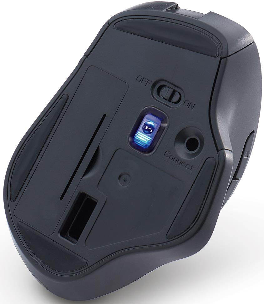 Verbatim Silent Ergonomic Wireless Blue LED Mouse Red 70243