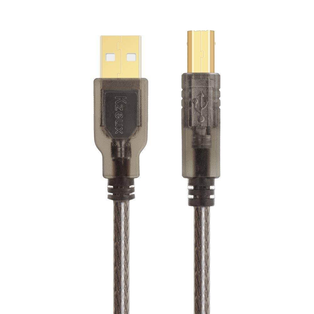 Printer USB Cable 20 Feet USB 2.0 Type A Male to B Male Cord for HP, Canon, Epson, Dell, Samsung etc