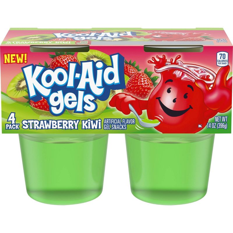 Kool-Aid Strawberry Kiwi Gelatins - 4pk/13.5oz