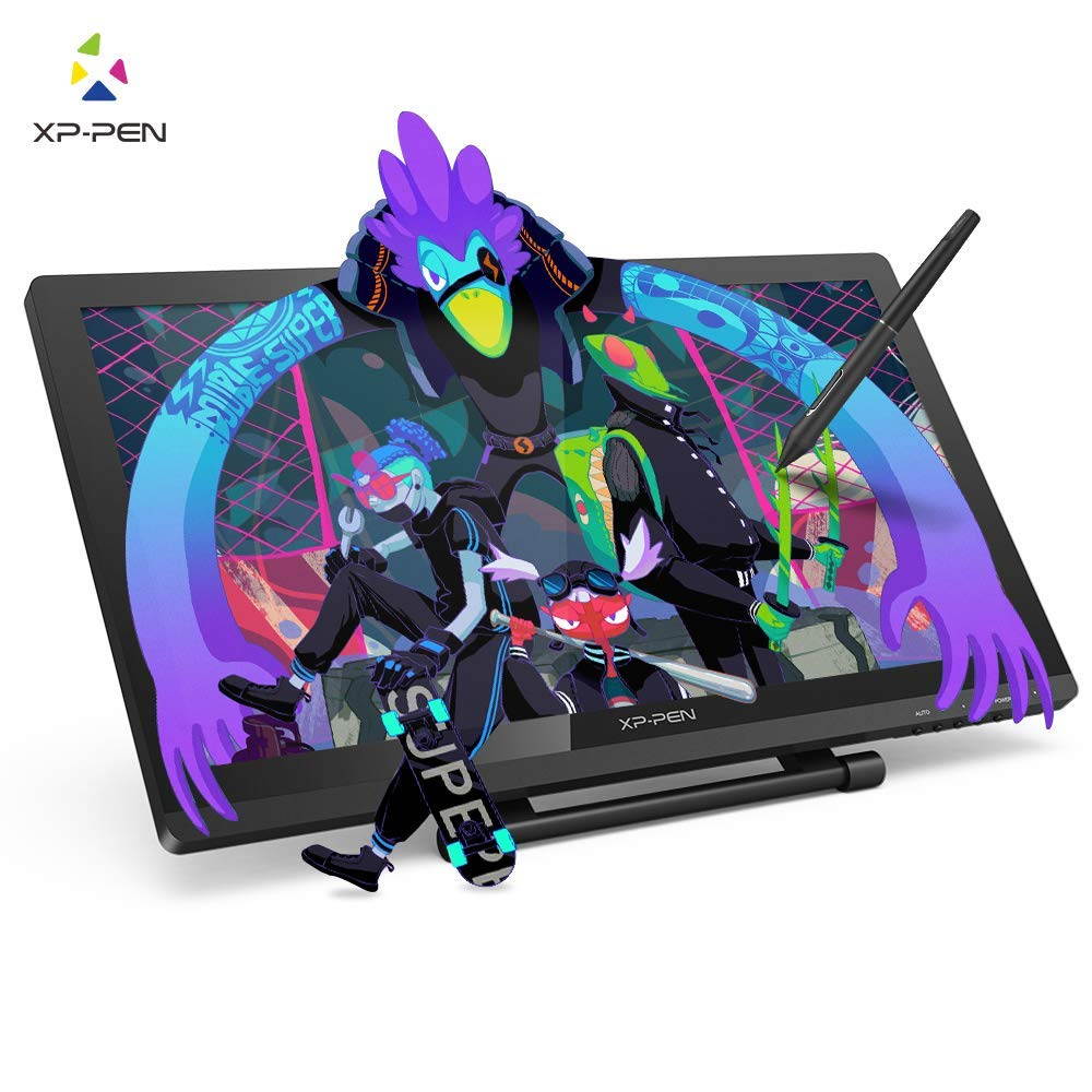 XP-PEN Artist22 Pro Drawing Pen Display 21.5 Inch Graphics Monitor 1920x1080 FHD Digital Drawing Monitor Adjustable Stand PN02S Stylus (8192 Pressure Sensitivity)