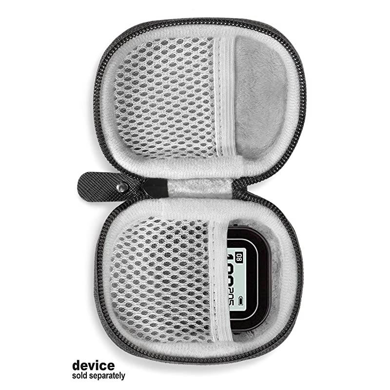 Golf Course GPS Case Compatible with GolfBuddy Voice Voice 2 Bushnell NeoGhost Garmin 0100195900 Approach G10 Mesh Pouches in Both lid and Base for GPS and Cable separatedly