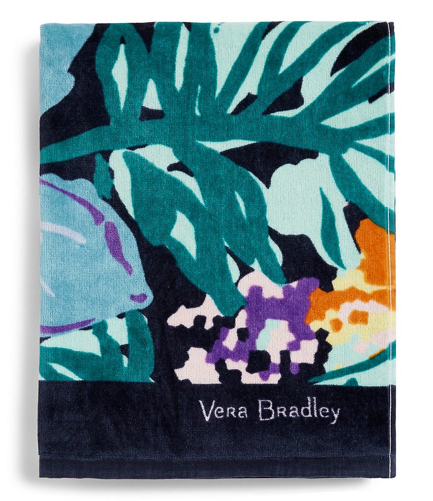 Studio D Outdoor Collection Gum Drop Stripe Terry Velour Beach Towel