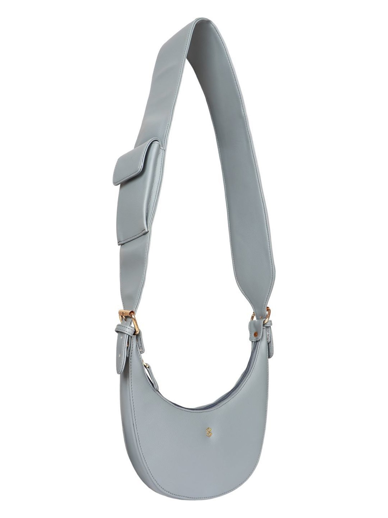 Horra Grey Small Hobo Bag