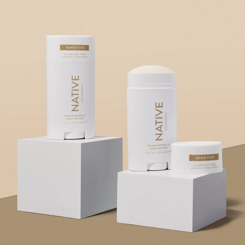 Native Sensitive Sandalwood & Shea Deodorant for Men - 2.65oz