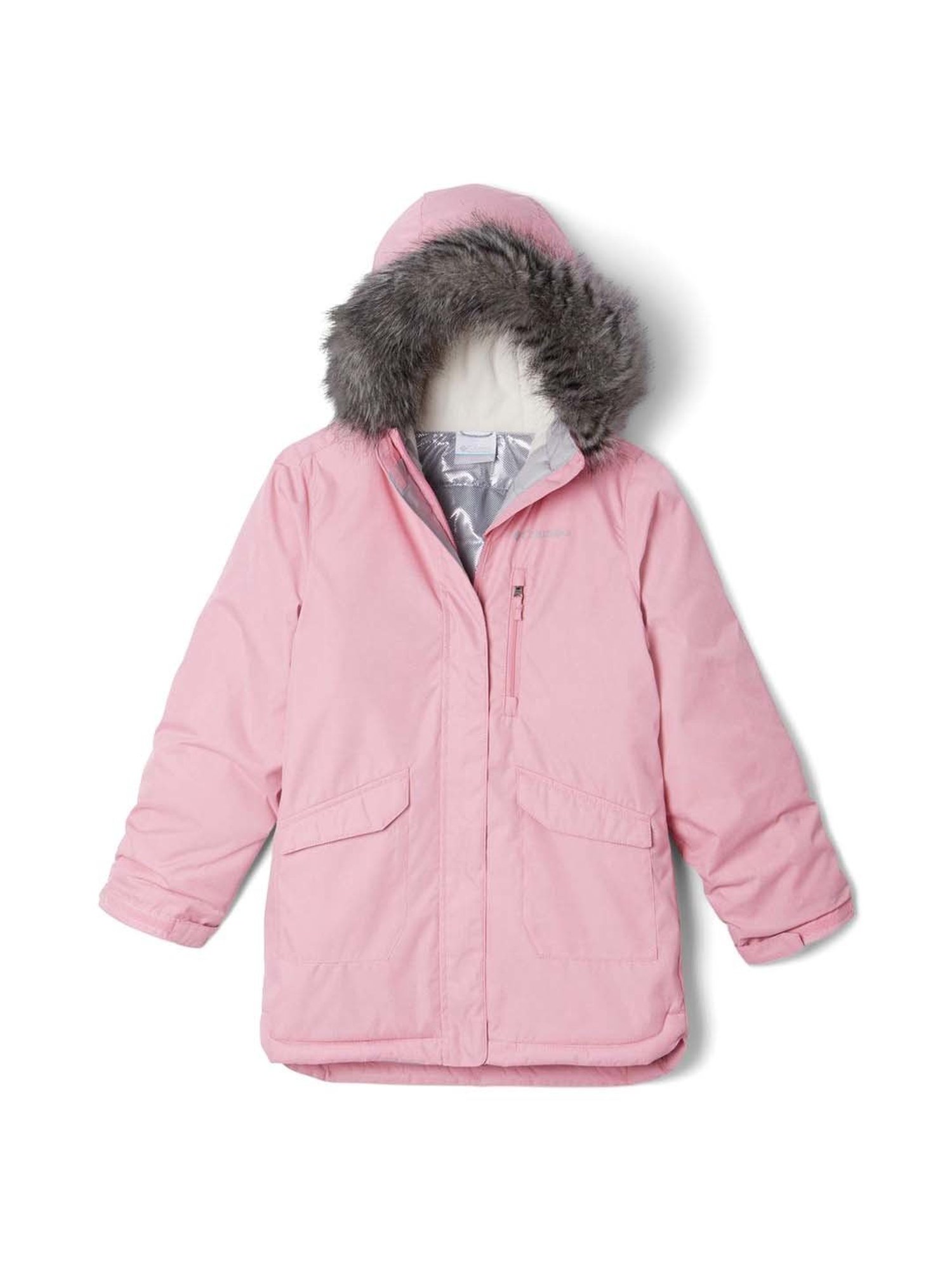 Columbia Kids Suttle Mountain Pink Regular Fit Full Sleeves Jacket