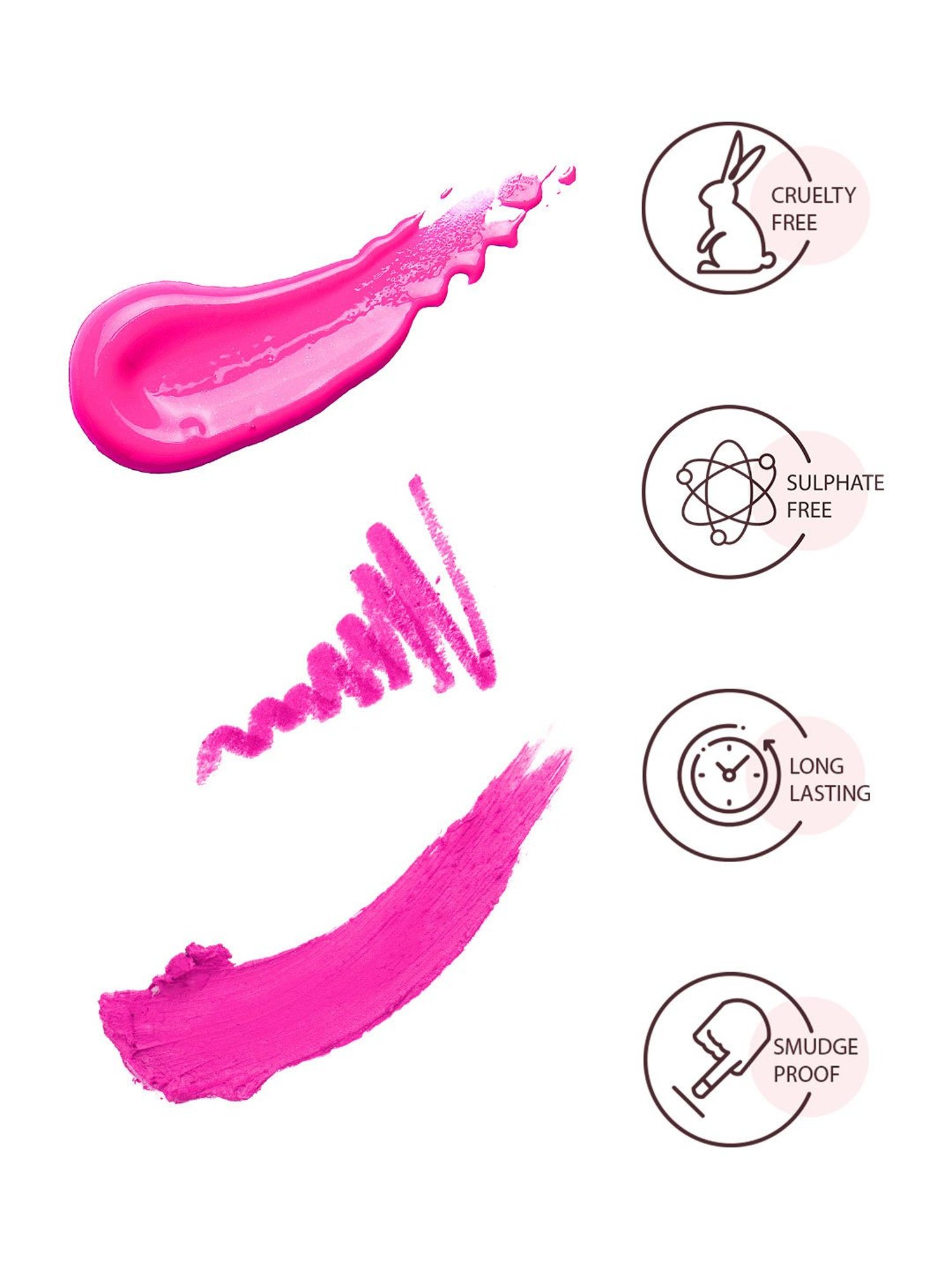 StarStruck By Sunny Leone Foxy Fuchsia 3 Pcs Lip Kit - 9.95 gm