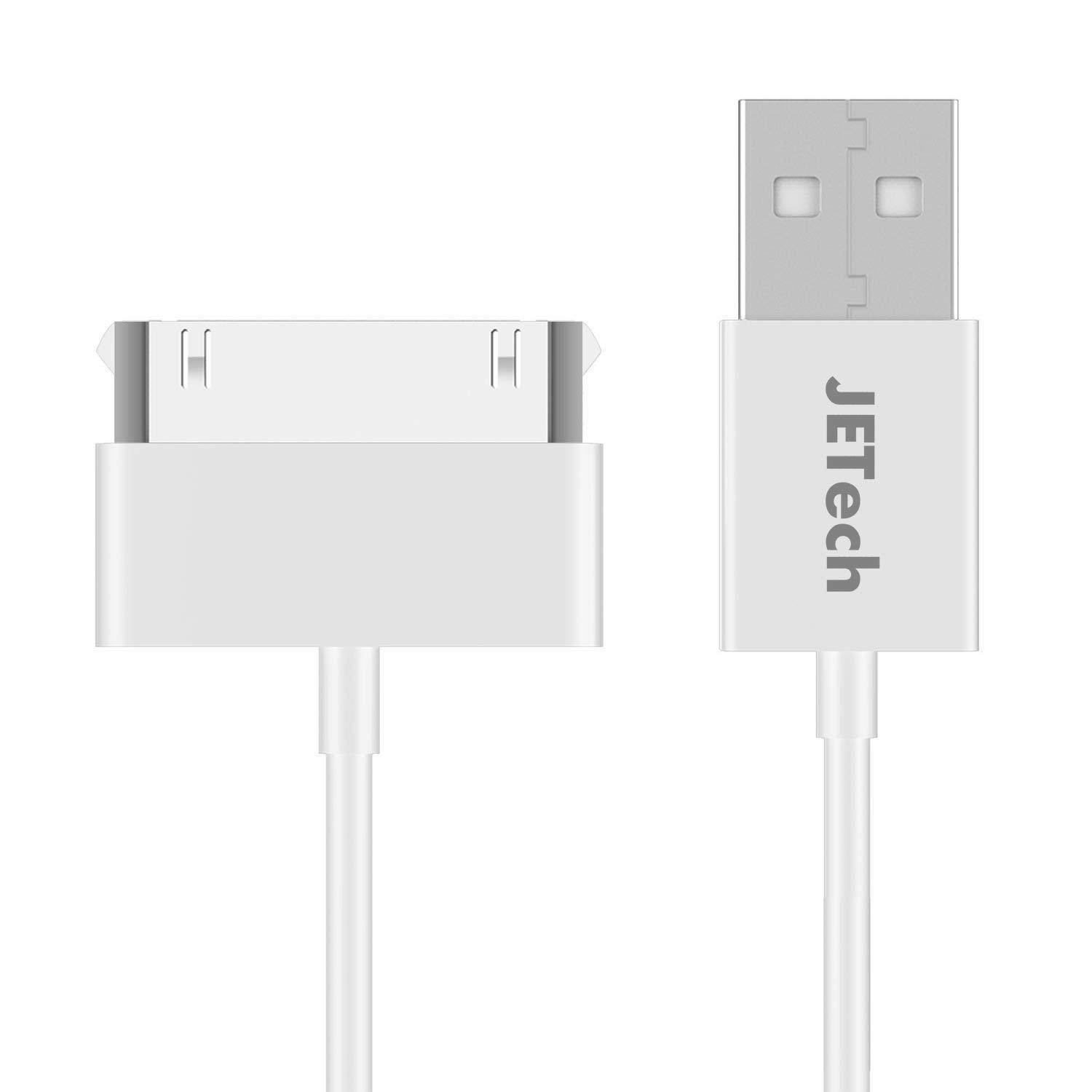 iPhone 4s Cable, JETech USB Sync and Charging Cable for iPhone 4/4s, iPhone 3G/3GS, iPad 1/2/3, iPod - 3.2 Feet 1 Meter