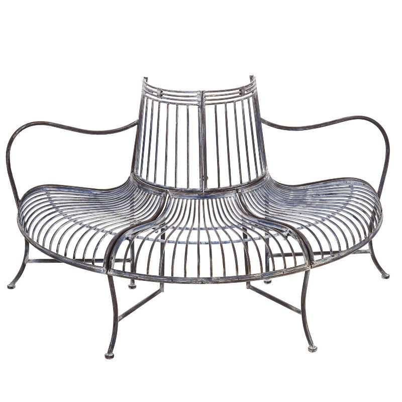 Wood Outdoor Bench in Natural Brown-Pemberly Row