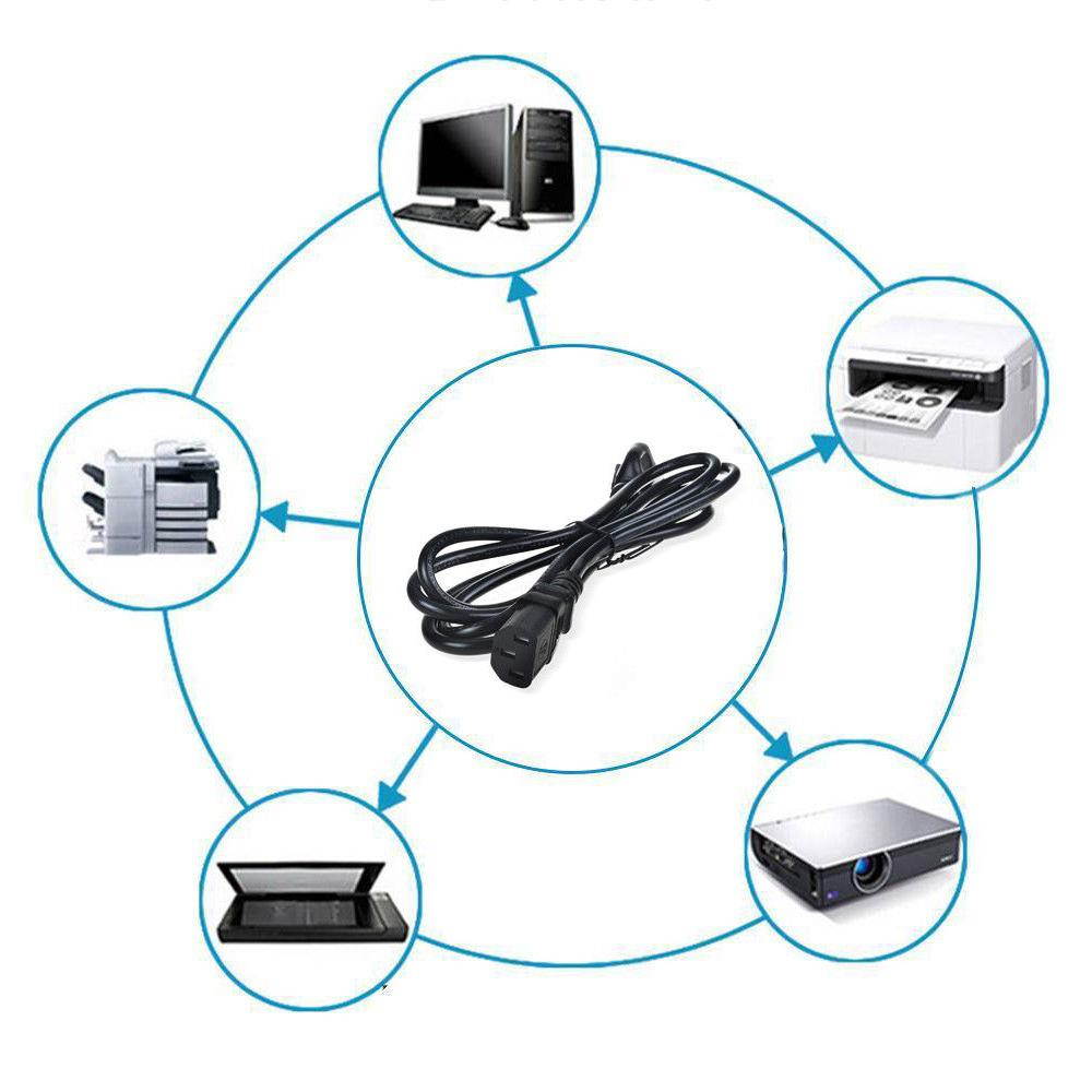 ABLEGRID 5ft/1.5m UL Listed AC Power Cord Outlet Socket Cable Plug Lead for Sony KDL-52XBR4 KDL-46XBR9 KDL-46XBR4 LCD HD TV Television (Note: power cord ONLY. NOT power supply AC Adapter whole set)