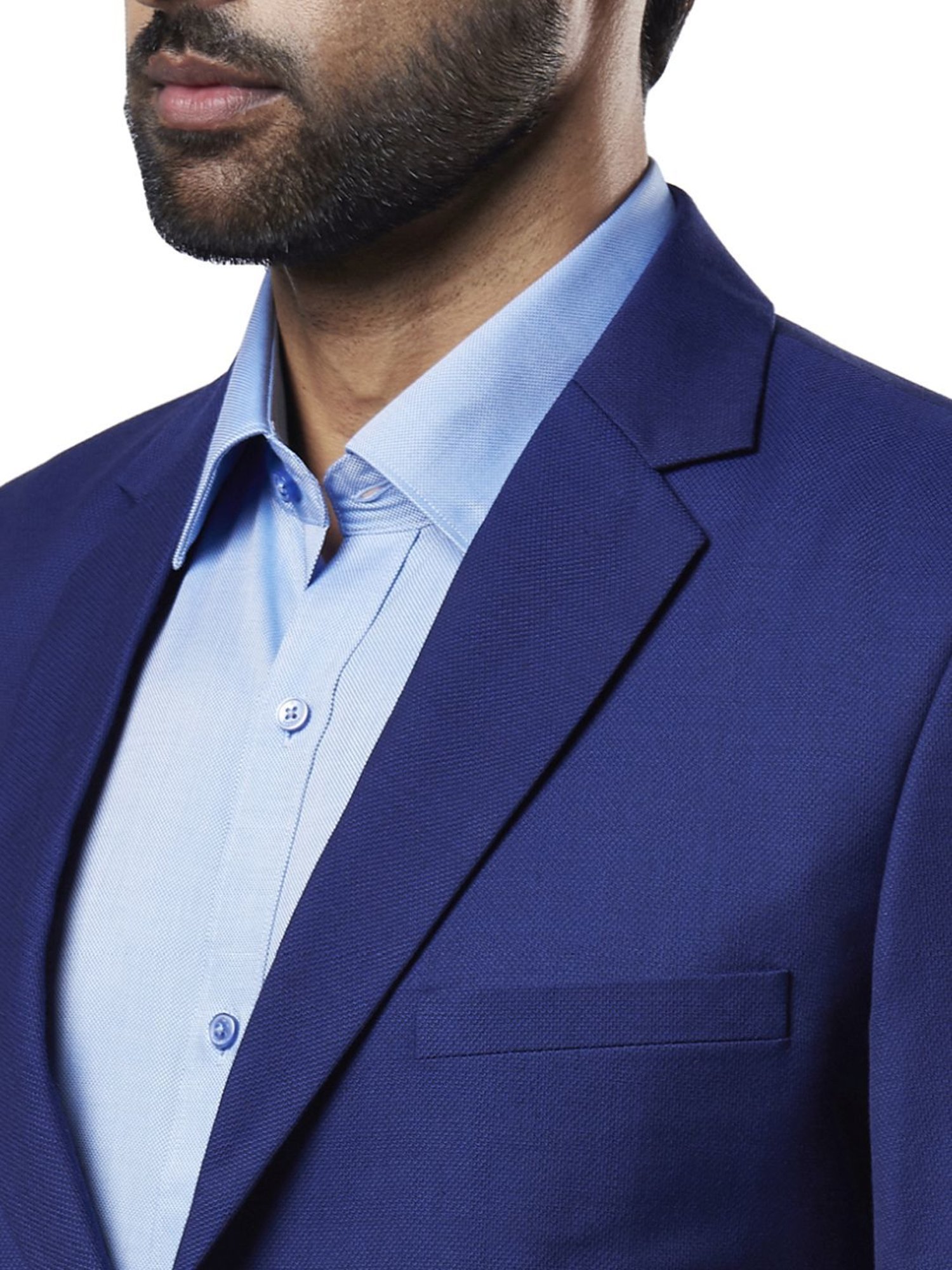 Raymond Blue  Regular Fit Two Piece Suit